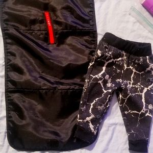 Diaper changing pad & joggers 0-3 mo